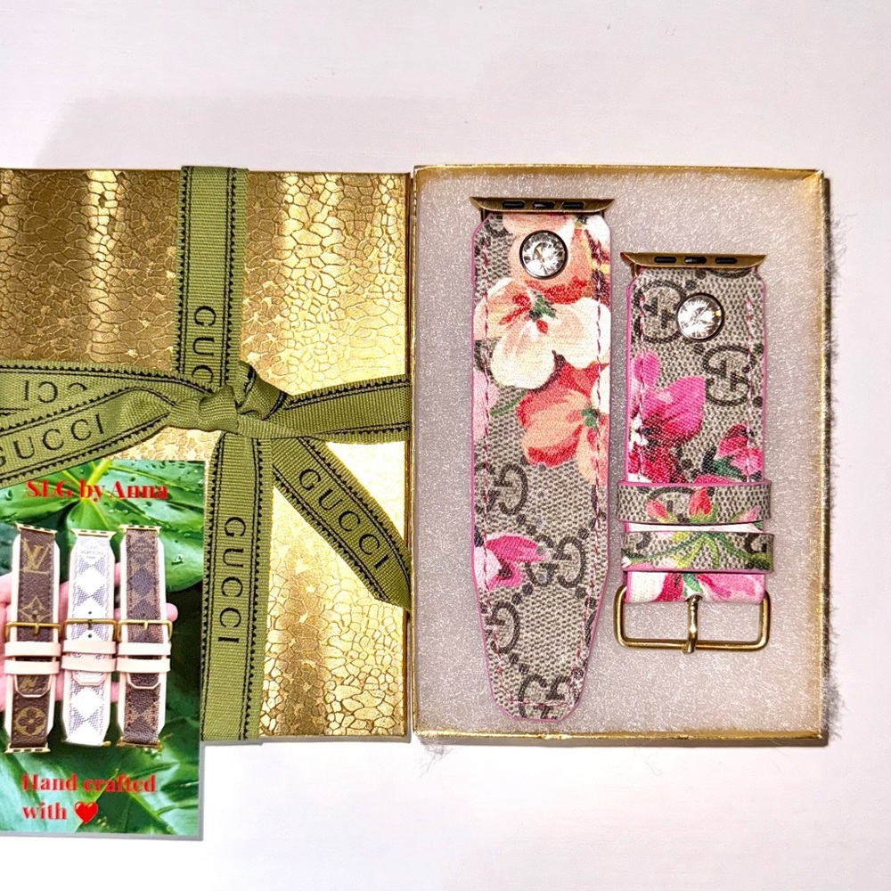 💗 Gucci Bloom Pink Apple Watch band strap